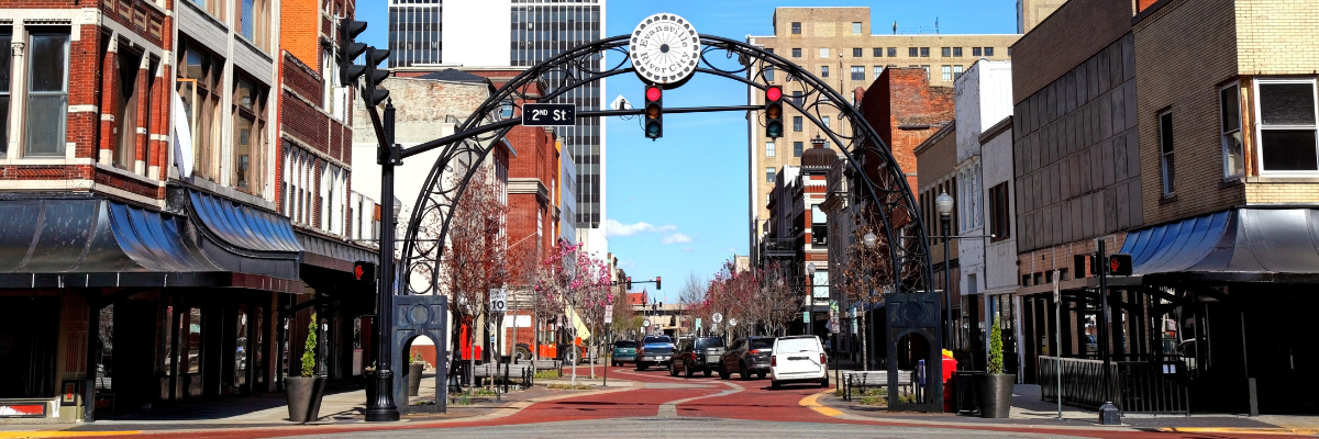 Downtown Evansville, Indiana